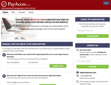 Tablet Screenshot of payacces.com